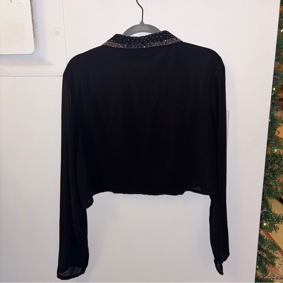 5/$25 Nasty Gal Bedazzled button down - Picture 4 of 7